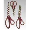 Uaugulft Scissors, Sharp Blades with Pattern, Soft Grip Handle, Multi-Purpose