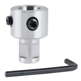 Accusize Industrial Tools 3/4 in. Annular Cutter Extension for a 3/4'' / 19.05 mm Weldon Shank Annular Cutter, 1" Long, Weldon Adapter, 0519-0025