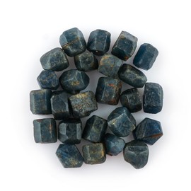 CRYSTALINES 50cts Natural Raw Blue Sapphire Gemstones, Wholesale Rough Stones, Healing Crystals, Jewelry Making, Bulk Loose Supply, DIY Craft, September Birthstone, Gem Collection 15 to 18pcs.