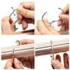 C.M. Curtain Ring, Sliding Ring Opening Design, Curtain Ring Hook,