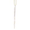 Kurt Adler 5-1/4-Inch Glass Glow-in-the-Dark Icicle Ornament Set of 24