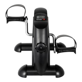 Mini Exercise Bike Seated Electric Leg Exerciser Magnetic Pedal Machine for Seniors ArmsColor: Black