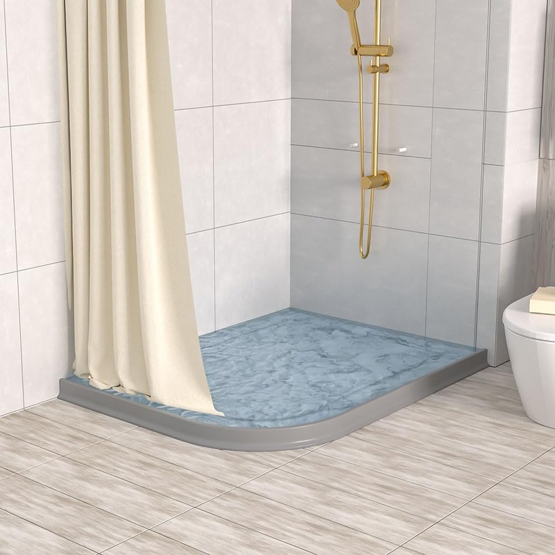 Duzzy 39 Inch Shower Threshold Water Dam, Shower Water Guard