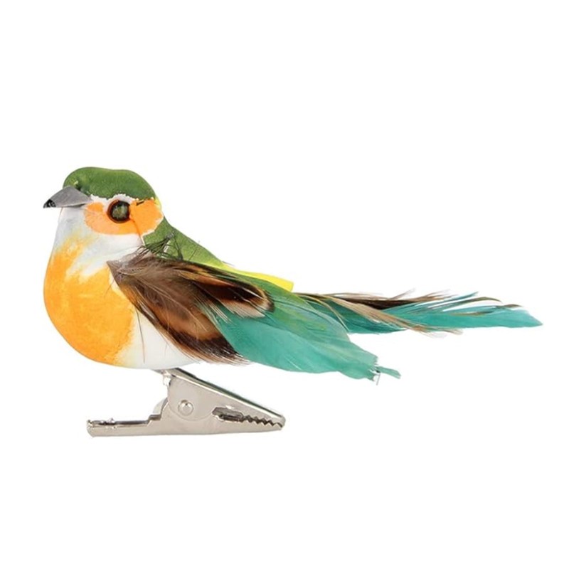 5 Pieces Decorative Birds Artificial Birds Small Artificial Birds Hanging