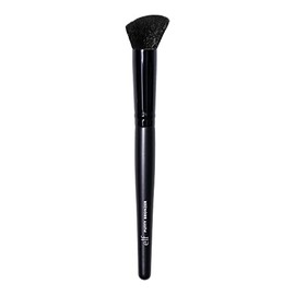 e.l.f. Brocha para bronceador de masilla, brocha de maquillaje angular para contorno y resaltado, hecha para el bronceador de masilla e.l.f., aplicaci