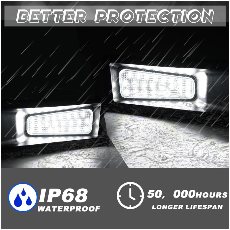 ULTRALTH LED License Plate Light for 2019-2023 Dodge Ram 1500