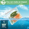 SPLF 6 Pack Reusable Gallon Freezer Bags Dishwasher Safe, BPA