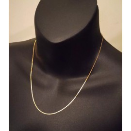 Romel Hamilton Finish Silver Filled 18 inch Gold Finish fashion necklace