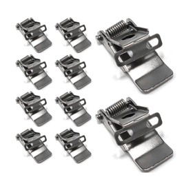 ZHYOHEN 10PCS Panel Light Downlight Universal Clamps 50x22mm Recessed Lighting Accessories Fixed Spring Clip Luminaire Replacement Part Suitable for Ceiling Lamp