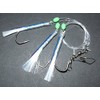 FFT SUPER CATCH JUMBO SILVER DREAM RIG LURE 3 x 7/0 HOOK BOAT BASS COD SEA FISHING LINE CLIP