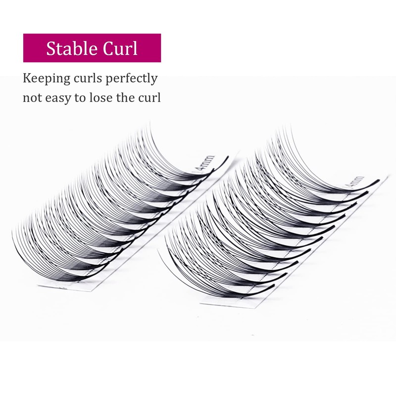 Volume Lash Extensions 10D Premade Russian 0.07 C Curl 8-14mm