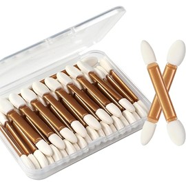 IS'MINE Eyeshadow Applicators, 30pcs Double Sided Disposable Eyeshadow Brush 2.4 Inch Makeup Applicator