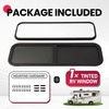 Wutist 42" W X 12" H Universal RV Window Horizontal