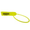 Yellow Pull-Tight Barcode Security Seals 8'', 100 Seals