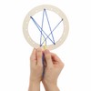 Baker Ross FE535 Wooden Weaving Circle Decoration Kit - Pack