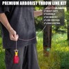SOB Arborist Throw Line Kit with Slick Rope 197FT, Throw