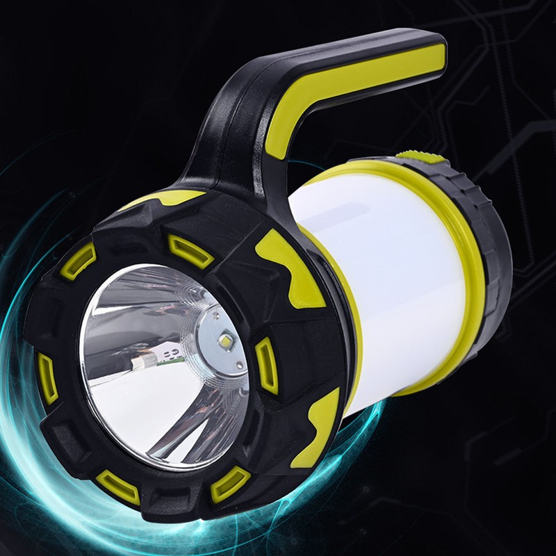 Spotlight Flashlight SMD COB Dual Light Source Waterproof USB Rechargeable