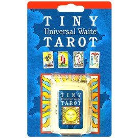 78 Tarot Cards, Weighted Edition, Tarot Divination [Tiny Universal Waite Tarot Key Chain] Includes Japanese Instruction Manual (English Language Not Guaranteed)