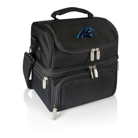 PICNIC TIME Black Carolina Panthers Pranzo Lunch Tote