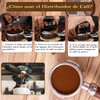 Distribuidor de Cafe SIJEW,Tamper para Cafe de Doble Cabeza de