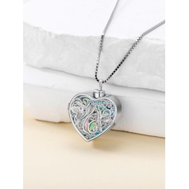 WINNICACA S925 Sterling Silver Hummingbird/Rose/Devil's Eye/Elephant Heart Lockets Necklace That Holds Pictures Jewelry for Women Photo Pendant Necklace for Birthday Gifts (2-Hummingbird)