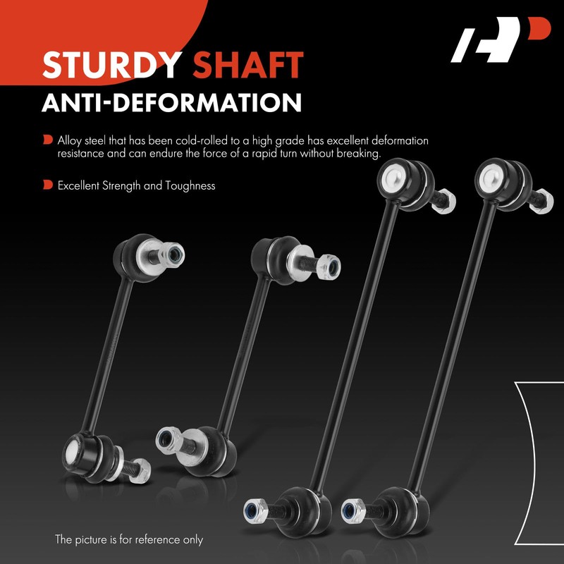 A-Premium Set of 4, Front & Rear Sway Bar Link