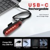 OLDBER Rechargeable LED Bike Tail Light, 10 Hour Max Bright