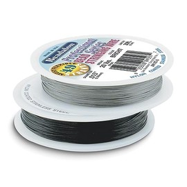 Solid Beadalon 49 Bright .024in. Diameter Beading Wire