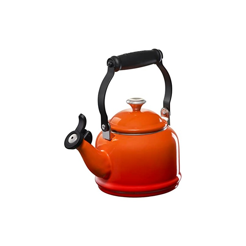 Le Creuset Enamel On Steel Demi Tea Kettle with Metal