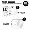 GYMWRKT Premium Training Diary Strength Training German with Pen -