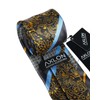 AXLON Gold Striped Ties For Men – Tie Set With