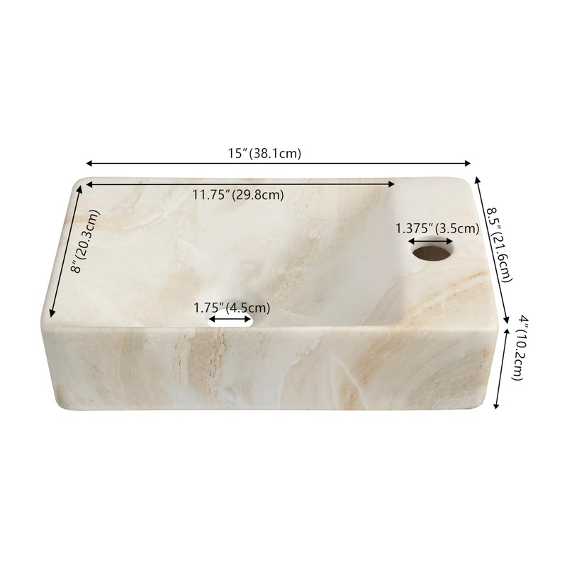 JONATHAN Y SNK1004D-R Felix 15 in. W x 8 in.