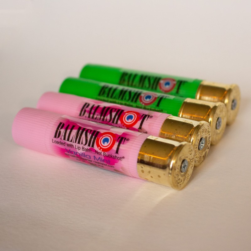 BALMSHOT Lip Balm 4 Pack (Minty Combo Variety Pack)
