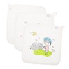 Gatuida 3pcs Washcloths Soft Cotton Face Towels for Highly Absorbent