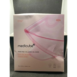 Medicube PDRN PINK Collagen Jelly Gel Mask 28g 0.98oz x 4 ea exp 03/30/2027