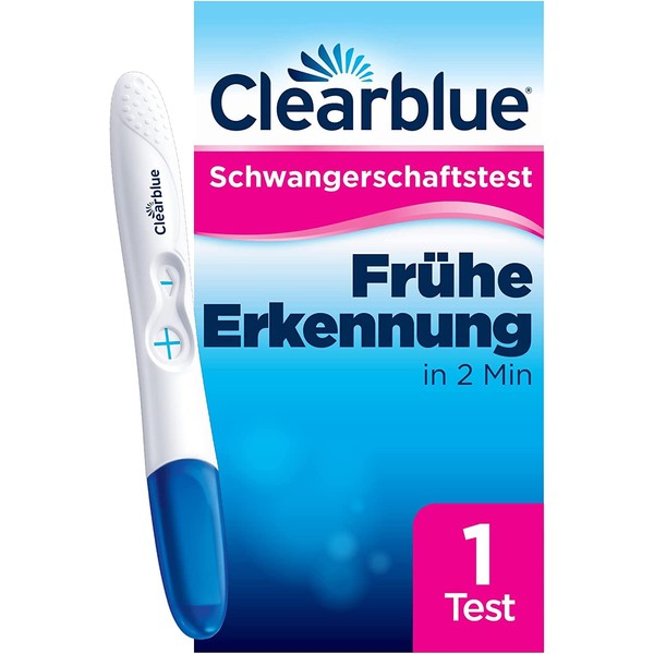 Clearblue Pregnancy Test Early Detection, Early Test, Pregnancy Test, 1x Early Pregnancy Test / Early Pregnancy Test, over 99% reliable, determine pregnancy, 25 mIU/m