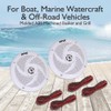 Pyle Marine Speakers - 4 Inch 2 Way Waterproof and