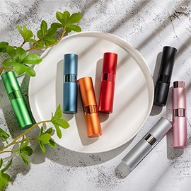Toureal 8ml Aluminium Parf√ºm Zerst√§uber Nachf√ºllbar Leer, Reise Parf√ºmzerst√§uber, Reisezerst√§uber Flasche f√ºr unterwegs (7 Farben)