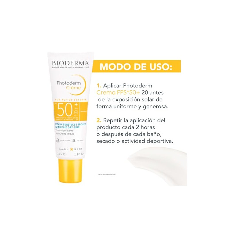Bioderma | Crema Solar SPF 50+ Photoderm 40 ml tono