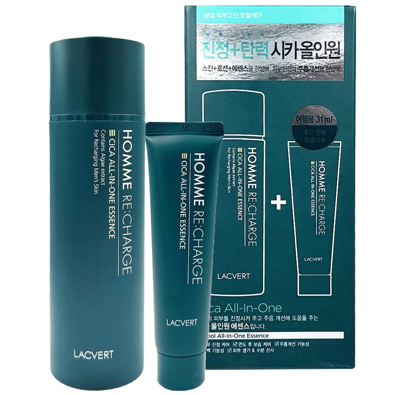 Laquebert Laquevert Homme Recharge Cica All-in-One Essence 150ml+31ml special /