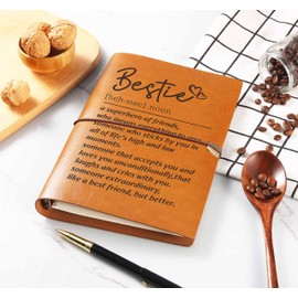 Definition of Bestie Gift-Friendship Gift-Birthday Wedding Retirement Housewarming Farewell Christmas Gift for Bestie Best Friends BFF--Removable Recipe Notebook-Blank Recipe Book-Binder Cookbook