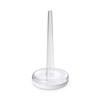Omada Acrylic Paper Towel Holder: Standing Paper Towel Holder for