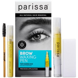 Parissa Parissa Brow Waxing Pen, Salon-Style Hair Removal for Precise Eyebrow Shaping, Quick & Mess-Free, At-Home Waxing Kit