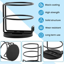 Magnetic Cup Holder, Heavy Duty Metal Drink Holder, Magnetic Base Cup Caddy, Bottle Holder for Refrigerator Car/Truck/Tractor/Forklift/Boat/Bus