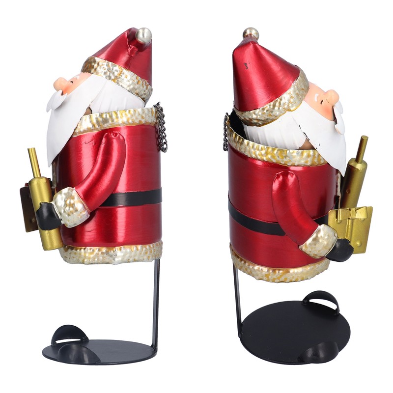Santa Claus Wine Rack Innovative Dinning Table Decoration Ornament for