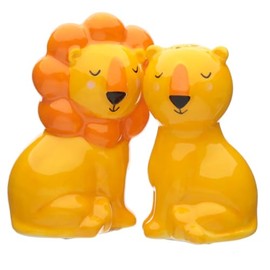 Puckator Zooniverse Lion Ceramic Salt & Pepper Set