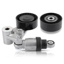 Carbhub Drive Belt Tensioner with Idler Pulley for Kia Sedona 2006-2020 for Hyundai Santa Fe 2007-2018 Sonata 2006-2010 Palisade 2020-2023 Azera 2006-2017