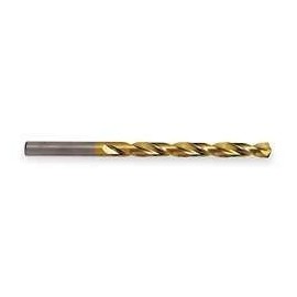 Jobber Drill Bit, HSS, TiN Coated, 3/8"