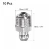 uxcell 304 Stainless Steel Straight Grease Fitting M10 x 1mm