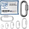 12 mm Stainless Steel Screw Connector V4A Screw Carabiner Chain